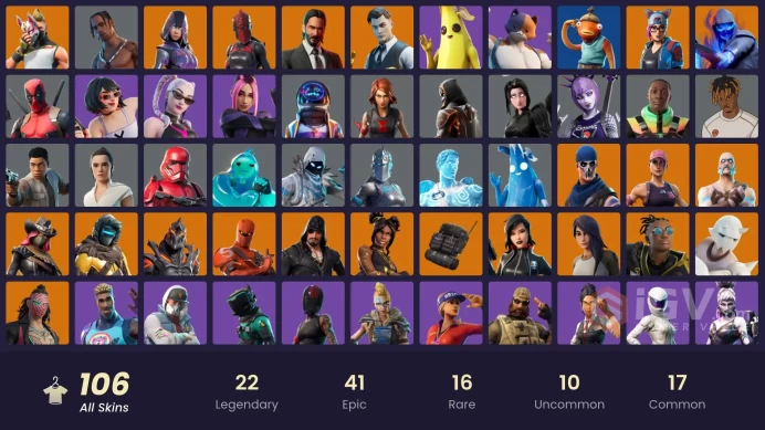[PC] 106 skins | OG STW | Glow | Travis Scott | Astro Jack | Gold Midas | Gold Brutus | Zenith | Kado Thorne | Ruin | Fusion | John Wick | Lynx
