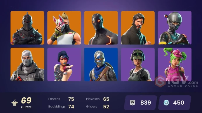 [PC] 69 skins | Black Knight | Sparkle Specialist | The Reaper | Blue Squire | Royale Knight | Elite Agent | Sub Commander | Trailblazer | 