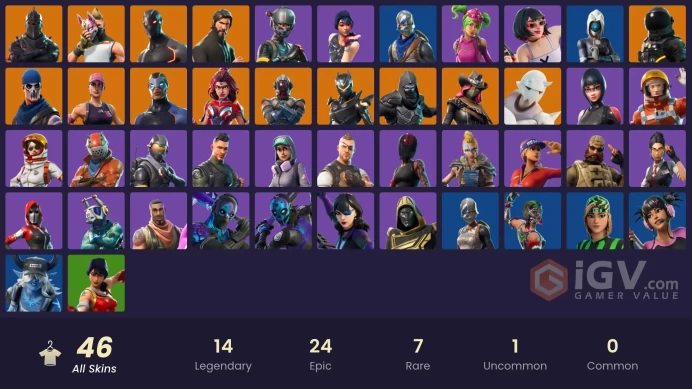 [PC/XBOX] 46 skins | OG STW | Black Knight | Sparkle Specialist | The Reaper | Blue Squire | Royale Knight | Elite Agent | Rogue Agent | Omega |