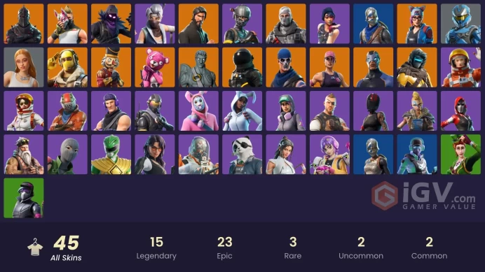 [PC] 45 skins | OG STW | Black Knight | Sparkle Specialist | The Reaper | Blue Squire | Royale Knight | Elite Agent | Sub Commander |  | 2000 Vb