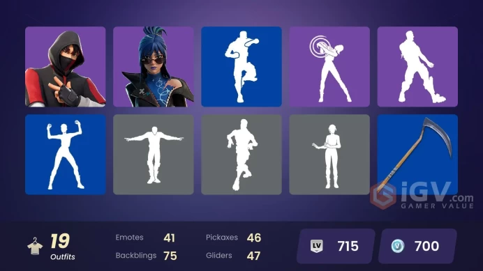 [PC/XBOX] 19 skins | IKONIK | Omegarok | Spectra Knight | Valeria | Peter Griffin | Heartbreak Ranger | Solid Snake | Santa Dogg | Vengeance Jon