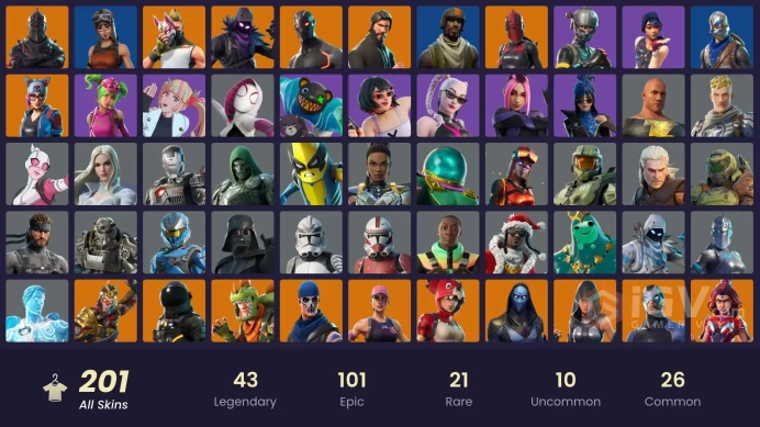 [PC] 201 skins | OG STW | Renegade Raider | Aerial Assault Trooper | Black Knight | Sparkle Specialist | The Reaper |  | Blue Squire | 1800 VB