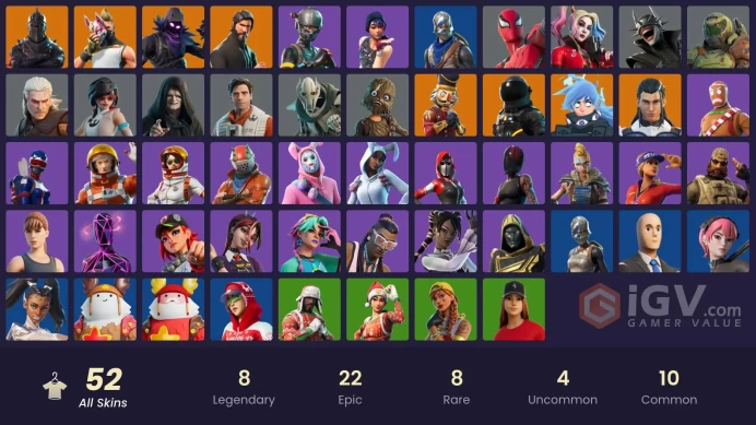 [PC/PSN/XBOX] 52 skins | Black Knight | Sparkle Specialist | The Reaper | Blue Squire | Royale Knight | Elite Agent | Raven | Drift | Nezumi | 