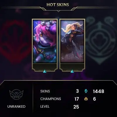 【EuW-Smurf】 Unranked/NOT RANKED READY + Fresh + Changeable Mail + Instant Delivery + Lifetime Warranty + 100% Handmade & Secure + 24/7 Support