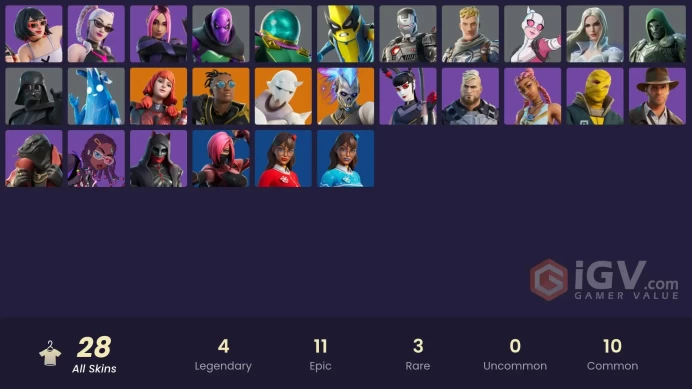 [PC/PSN/XBOX] 28 skins | The Imagined (Combat Elite) | Malik (Solitary Defender) | Renzo the Destroyer | Snap ZAK496 
