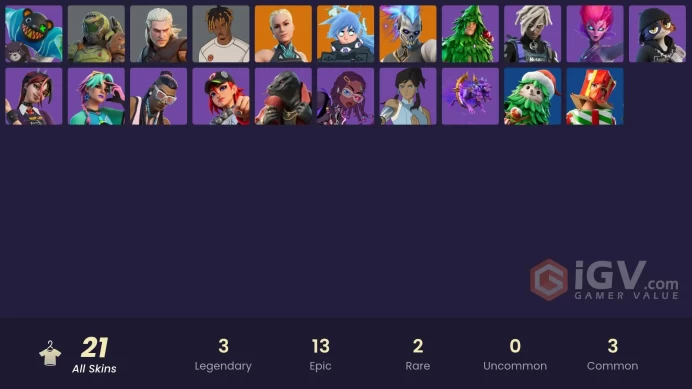 [PC/PSN/XBOX] 21 skins | Ascension Nezumi | Paradigm (Reality-659) | Renzo the Destroyer  Slayer Juice WRLD ZAK531 