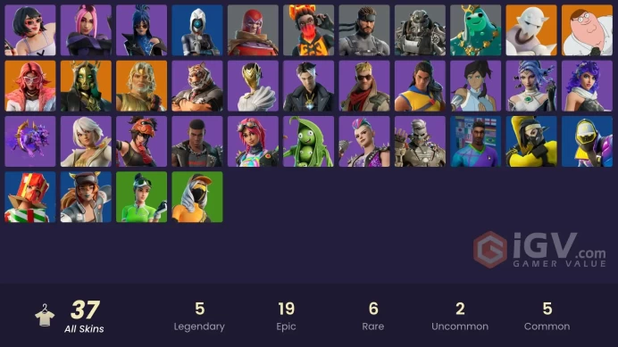 [PC/XBOX]  37 skins | Subzero Cryptic | Lina Scorch | Immortal Zeus | Immortal Form | Burning Ambition Valeria ZAK618 