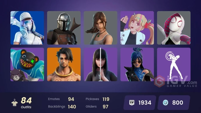 PC/PSN/XBOX 76 skins | Poison Ivy | The Joker | Ice Breaker | Burning Ambition Valeria | Harbinger Armor Omegarok MSH56