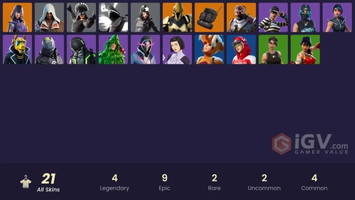 [PC/PSN/NINTENDO] 21 Skins Glow | Xander | Ultima Knight | The Scientist | Catalyst | Perfect Shadow | Shadow Skully LRR395