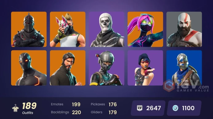 PC/PSN/Xbox/Nintendo 189 skins OG STW | Black Knight | Sparkle Specialist | The Reaper | Blue Squire | Royale Knight | Elite Agent | Gold Kratos