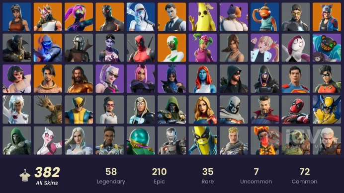 [PC] 380 skins | OG STW | Renegade Raider | Gold Midas | Gold Brutus | WORLD CUP | Tart Tycoon | Rogue Agent | Grind | Clutch | 1000 VB