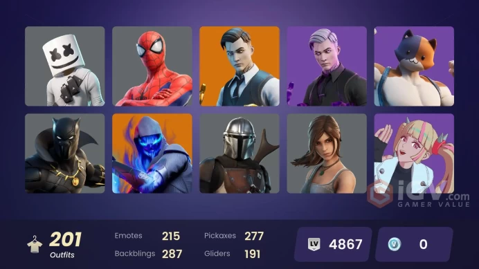 [PC/PSN] 202 skins | Gold Midas | Unchained Ramirez | Nezumi | Peter Griffin | Era | Kymera | Polarity | Kado Thorne | Fusion | 0 VB