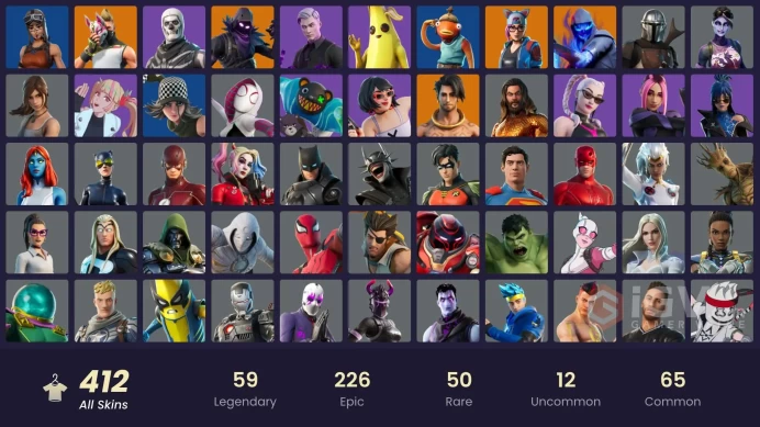 [XBOX/NIN/PC] 412 SKINS | RENEGADE RAIDER | BLUE TEAM LEADER | CLOUD STRIKER | SUBZERO CRYPTIC | ROGUE AGENT | LINA SCORCH | 1500 VB