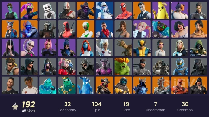 [NIN/PC] 192 SKINS | GOLD KRATOS | GOLD BRUTUS | GOLD MIDAS | PRODIGY | CLOUD STRIKER | DANTE | ROGUE AGENT | CARBON COMMANDO | STAGE 5