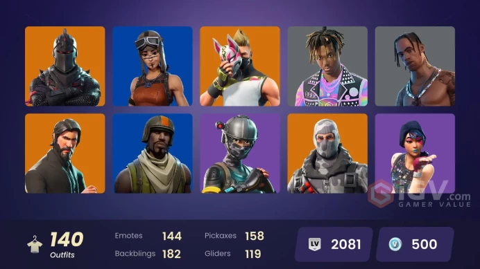 [XBOX/NIN/PC] 141 SKINS | OG STW | BLACK KNIGHT | TRAVIS SCOTT | TAKE THE L | RENEGADE RAIDER | THE REAPER | BLUE SQUIRE | ROYALE KNIGHT