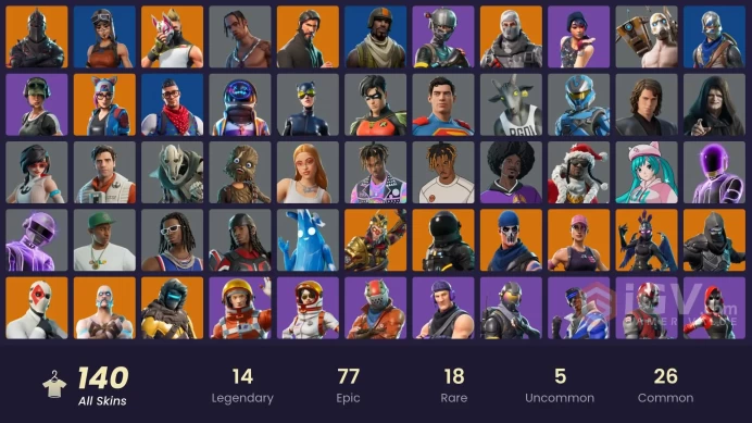 [XBOX/NIN/PC] 141 SKINS | OG STW | BLACK KNIGHT | TRAVIS SCOTT | TAKE THE L | RENEGADE RAIDER | THE REAPER | BLUE SQUIRE | ROYALE KNIGHT