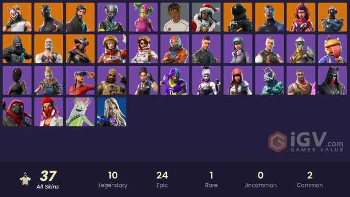 37 SKINS + THE REAPER + ELITE AGENT + TAKE THE L + CANDY AXE + END ZONE + OMEGA + DRIFT + SLAYER JUICE WRLD + CARBIDE + RAGNAROK + SERENADE 