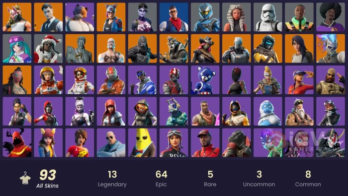 93 SKINS + POLO PRODIGY + TAKE THE L + PRODIGY + VERVE + HOUSE CAT + RAMBUNTIOUS + NEKO HATSUNE MIKU + PICK SQUEAK + RUST LORD