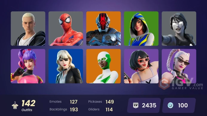 [ALL PLATFORMS]-142 Skin-FNCS 3:1 Champion-Boba Fett-Lewis Hamilton-Master Chief-Champion Kuno-Michonne-Mogul Master-