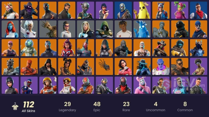 [ALL PLATFORMS]-112 Skin -Sparkle Specialist-Blue Squire-The Reaper-Elite Agent-Flytrap-Omega-Floss-OG STW-FULL ACCESS-