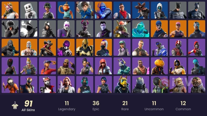 [XBOX/PC/PSN/NINTENDO]91 Skins - OG STW - WORLD CUP - Trilogy - Trailblazer - World Warrior - Prodigy - Cloud Striker - Major Lazer M86