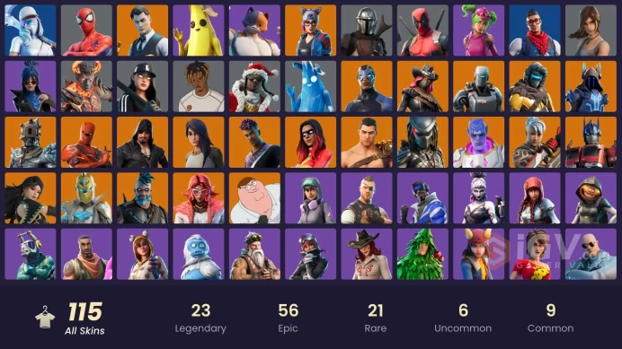 [XBOX/PC//NINTENDO]115 Skins - Blue Team Leader - Vivi Chroma - Cloud Striker - Point Patroller - Prodigy - Fixer - Sultura M88