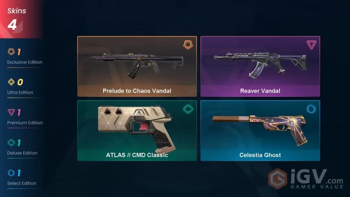EU | 84 LVL | Prelude to Chaos Vandal | Reaver Vandal | ATLAS // CMD Classic 