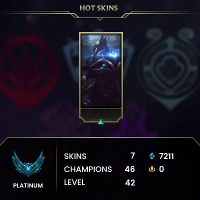 EUW P1- LAST SEASON EMERALD1-7SKIN-HIGH MMR-HANDMADE-CHEAP