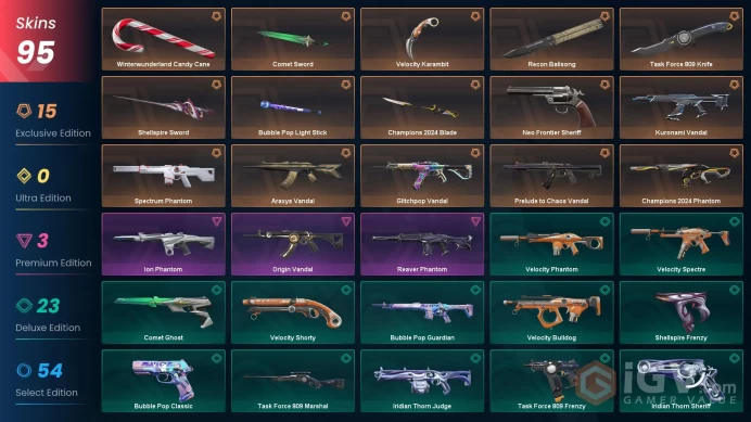 EU / 8 Knives / 95 skins / Kuronami Vandal / Glitchpop Vandal / Araxys Vandal / Prelude to Chaos VandalMak304