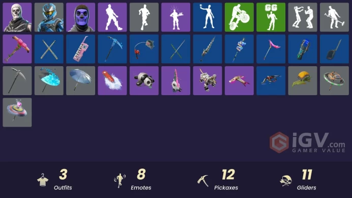 [PC] 2 skins | Og Skull Trooper | UNSC Spartan | Shattered Halo Ring | Power Morpher | Back-Mounted Turbo Tower | O.X.R Holo-Slate | 100 VB