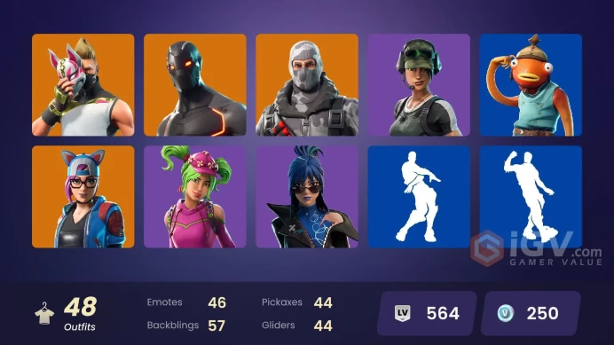 [PC/XBOX/PSN/SWITCH] 47 skins | OG STW | Omega (stage 5) | Havoc | Sub Commander | Explorer Emilie | Trailblazer |