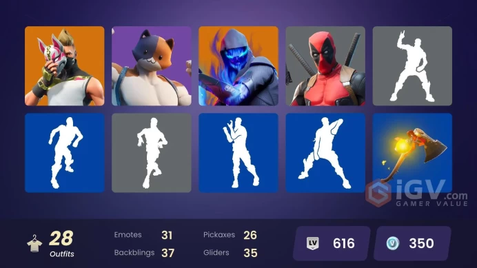[PC/XBOX/PSN/SWITCH] 28 skins | Blue Team Leader | Blue Striker | XEV | STAGE 5 | STAGE 5 | Fade | The Scientist | Gear Specialist Maya | Sorana