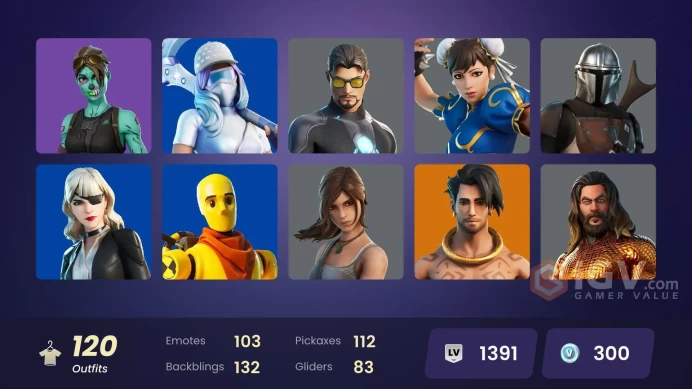 [PC/XBOX/PSN/SWITCH] 120 skins | OG STW | Pitch Patroller | Rainbow Racer | Sandstone Joey | BLACK ETERNAL KNIGHT | Droopy | Sideways