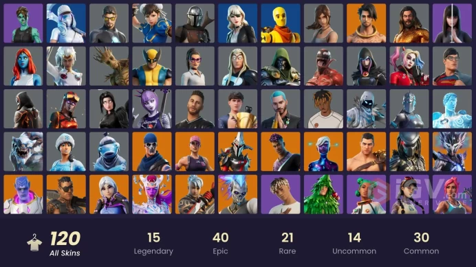 [PC/XBOX/PSN/SWITCH] 120 skins | OG STW | Pitch Patroller | Rainbow Racer | Sandstone Joey | BLACK ETERNAL KNIGHT | Droopy | Sideways