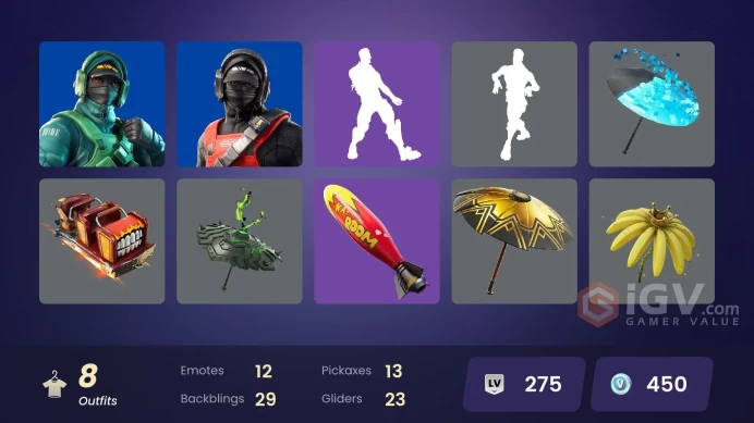 8 SKINS + STEALTH REFLEX + REFLEX + STEALTH ANGULAR AXE + FACE + OCEAN + LUMINOS + AGENT PEELY + BRUTUS + OCEAN + GEAR SPECIALIST MAYA 