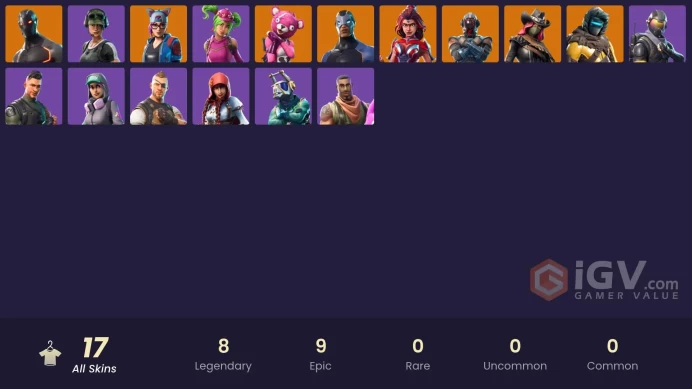 [PC/XBOX/PSN/SWITCH] 17 skins | Trailblazer | Rogue Agent | Stage 4 - NO PONYTAIL | Stage 4 | STAGE 5 | STAGE 5 | Cuddle Team Leader | Valor |