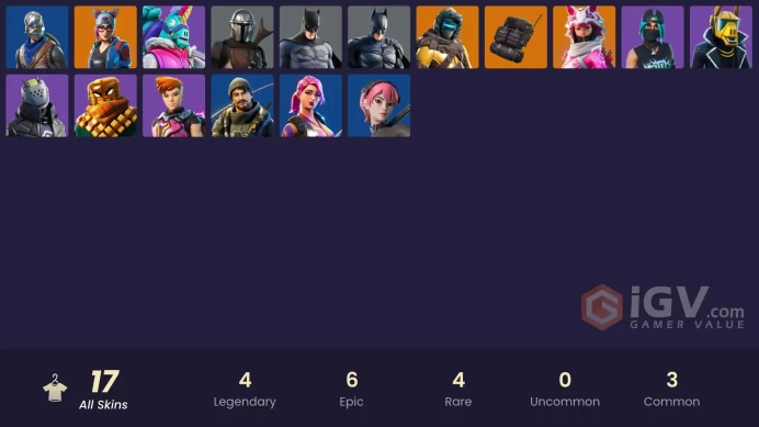 [PC/XBOX/PSN/SWITC17 skins | Blue Squire | Stage 4 - NO PONYTAIL | Stage 4 | Vi | Catalyst | Mandalorian | The Dark Knight Movie Outfit | 300 VB