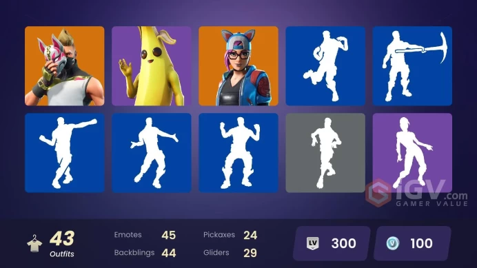 [PC/XBOX/PSN/SWITCH] 43 skins | Clutch | End Zone | Stage 4 - NO PONYTAIL | GOLD |