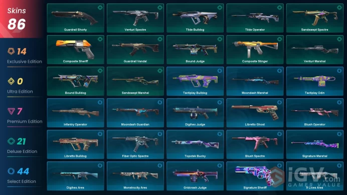 EU/TR 86 skins | Xenohunter Knife | Reaver Karambit | Kuronami Vandal | Neo Frontier Sheriff | Araxys Vandal | Glitchpop Phantom | Singularity S