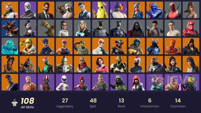 FA - [PSN/XBOX/Switch/PC] 108 skins | OG STW | Gold Midas | Gold Brutus | Merry Mint Axe | John wick | Sorana | Sentine | Catalyst | Zenith | 