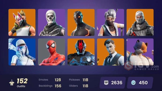 PC/PSN/XBOX 152 skins | Tony Stark | Omega | Deadpool | Mystique | Mandalorian | Laugh It Up | Mike LowreyMak309