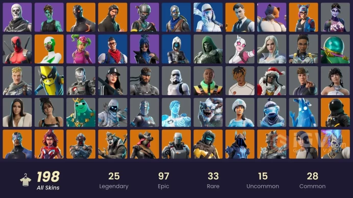 *[PC/NINT] | 198 skins | The Reaper | Blue Squire | Royale Knight | Elite Agent | Blue Team Leader | Gold Brutus | Gold Midas