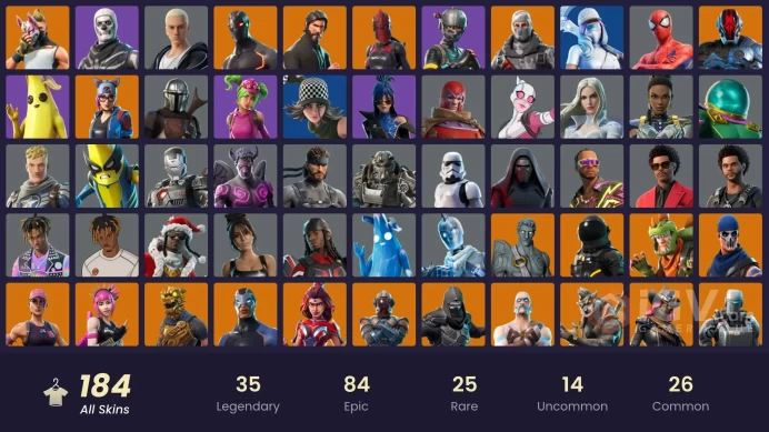 [PSN/XBOX/NIN/PC] 184 SKINS | OG STW | TAKE THE L | THE REAPER | ELITE AGENT | SUB COMMANDER | HAVOC | INTERCEPTOR | SUBZERO CRYPTIC | 