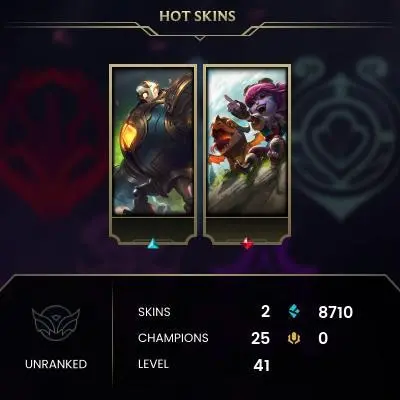 Unverified OLD HAND 【EUW】2019-2022 Year NO BANS LVL 30+ Full Access Instant Delivery 20+Champions BE 8710