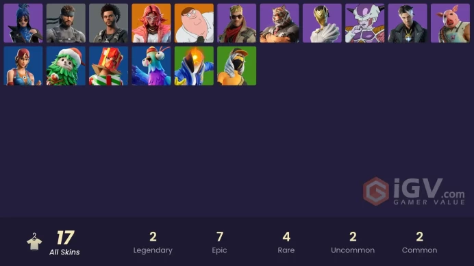 [PC/PSN/XBOX] 17 skins | Valeria | Peter Griffin | Solid Snake | The Weeknd Combat | Pig the Butcher | Hope | Frieza | Nisha | Oscar