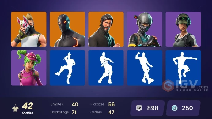 41 SKINS + THE REAPER + ELITE AGENT + TAKE THE L + BUS BANNER + OMEGA (STAGE 5) + TRAILBLAZER + SLAYER JUICE WRLD + BIRDIE + PAR PATROLLER