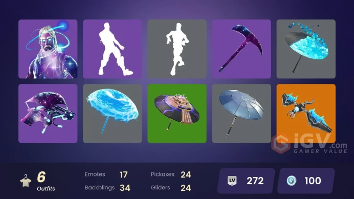 *[PC/PSN] 6 skins | Galaxy | Santa Dogg | Yulejacket | Celeste | Salty Striker | Runway Racer | Galactic Disc | Apocalypse Shroud |