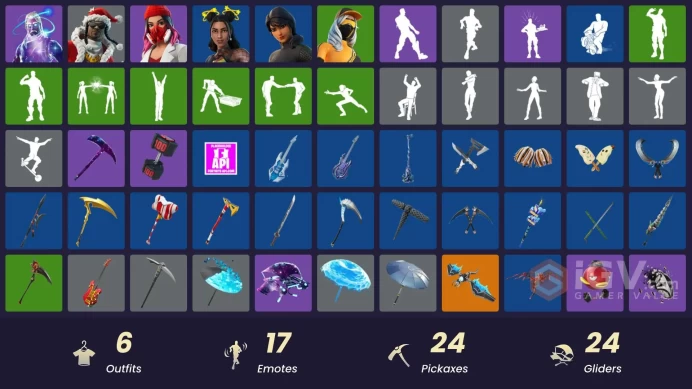 *[PC/PSN] 6 skins | Galaxy | Santa Dogg | Yulejacket | Celeste | Salty Striker | Runway Racer | Galactic Disc | Apocalypse Shroud |