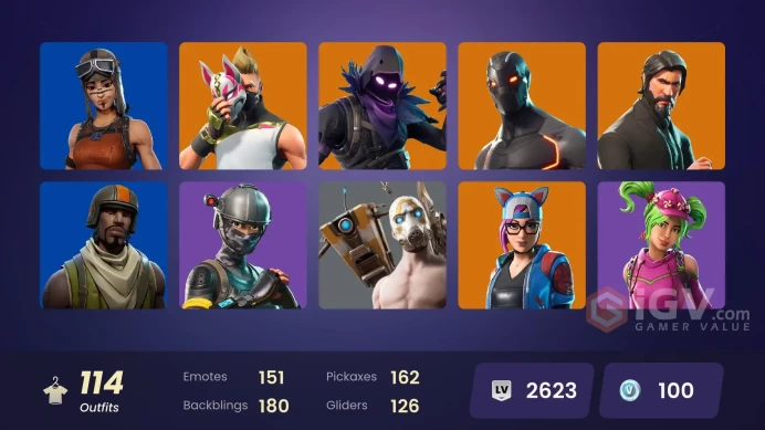 [XBOX/NIN/PC] 114 SKINS | OG STW |TAKE THE L | RENEGADE RAIDER | AERIAL ASSAULT TROOPER | THE REAPER | ELITE AGENT | ROGUE AGENT | STAGE 4 - NO 