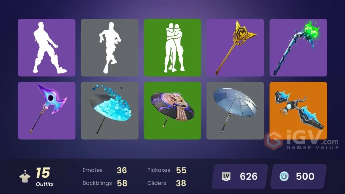 15 SKINS + MERRY MINT AXE + YUKI YUBARI + PIG THE BUTCHER + UNSC SPARTAN + FROST SQUAD + PAR PATROLLER 